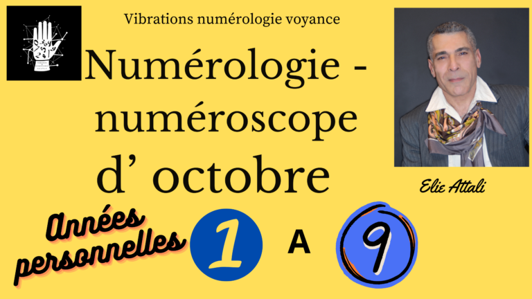 Numéroscope d octobre